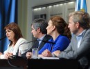 La Vicepresidente y el jefe de Gabinete encabezaron la conferencia de prensa sobre el Sistema Federal de Emergencia