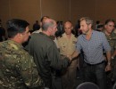 La vicepresidenta, Gabriela Michetti, el ministro del Interior, Rogelio Frigerio, la ministra de Desarrollo Social, Carolina Stanley, visitan Concordia por las inundaciones. 