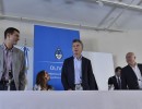 El presidente Mauricio Macri en conferencia de prensa en Olivos