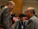 El presidente del Banco Central, Federico Sturzenegger, junto al canciller de Brasil, Mauro Vieira, en la reunión del Mercosur en Paraguay