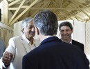 Mauricio  Macri junto al gobernador de San Luis, Alberto Rodríguez Saá