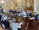 El Presidente encabezó esta mañana una nueva reunión de gabinete en la Casa Rosada.