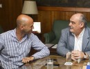 El ministro de Transporte, Guillermo Dietrich, recibió al gobernador de Corrientes, Ricardo Colombi.