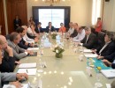 Ricardo Buryaile con representantes de provincias afectadas por inundaciones