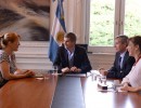 Marcos Peña, Margarita Stolbizer, Emilio Monzó y Paula Bertol