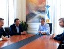 El jefe de Gabinete, Marcos Peña, se reunió con el gobernador de Río Negro.