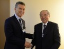El presidente Mauricio Macri se reunió con Yorihiko Kojima, Presidente de Mitsubishi. 