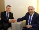 El presidente Mauricio Macri se reunió con el primer ministro de Israel, Benjamin Netanyahu.
