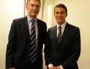 El Presidente se reunió con el primer ministro de Francia, Manuel Valls. 