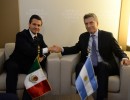 El Presidente se reunió en Davos con el presidente de México, Enrique Peña Nieto.