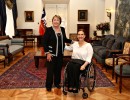 Michelle Bachelet y Gabriela Michetti