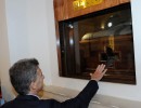 El presidente en el Santuario Nuestra Señora del Tránsito y Beato Cura Brochero.