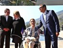 La vicepresidenta Gabriela Michetti y el presidente de Ecuador Rafael Correa, en la cumbre de CELAC en Quito