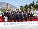 La vicepresidente Gabriela Michetti junto a los mandatarios de la CELAC