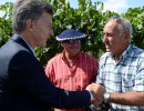 El Presidente anunció en Mendoza medidas de apoyo al sector vitivinícola.