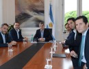 Marcos Peña recibió a las nuevas autoridades de la DAIA