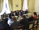 Mauricio Macri con diputados que conforman el grupo Compromiso Parlamentario por la Argentina