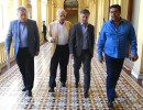 Fernando de Andreis recibió en Casa de Gobierno a Luis Segura, Daniel Angelici y Fernando Marín