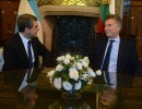 Mauricio Macri junto a su par de la República de Bulgaria, Rosen Plevneliev