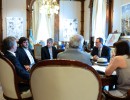 El Presidente encabezó un encuentro con el Club Político Argentino, en Casa Rosada.