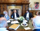 El Presidente encabezó un encuentro con el Club Político Argentino, en Casa Rosada.
