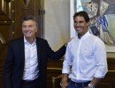 Mauricio Macri y Rafael Nadal en Casa Rosada
