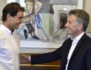 Mauricio Macri y Rafael Nadal en Casa Rosada