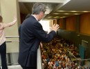 El presidente  Mauricio Macri anunció la reactivación de obras del Hospital del Bicentenario Esteban Echeverría.