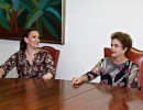 La vicepresidente Gabriela Michetti se reunió con Dilma Rousseff en Brasil.