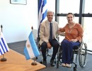 La Vicepresidenta se reunió con el Presidente de Uruguay.