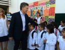  El presidente inauguró el ciclo lectivo 2016, en una escuela del partido de Lanús