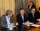 El Presidente y el ministro Rogelio Frigerio, se reunieron en Casa Rosada.