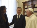 Macri junto al papa Francisco