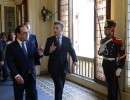 Mauricio Macri recibe al presidente francés