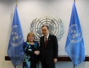 Malcorra con Ban Ki-moon