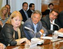 El ministro de Producción, Francisco Cabrera, junto a la Canciller, Susana Malcorra