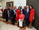 Michetti con el Presidente de Panamá