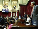 Michetti presidió por primera vez el Senado