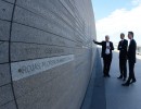 Macri y Obama en el Parque de la Memoria