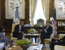 El presidente Mauricio Macri recibió a Barack Obama