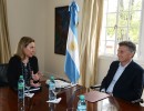 Macri recibió a la jefa de la diplomacia de la Unión Europea