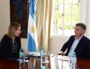 Macri recibió a la jefa de la diplomacia de la Unión Europea