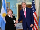 La canciller Malcorra se reunió con el secretario de Estado de EE.UU. en Washington