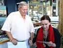 Michetti se encontró con un exsoldado de Malvinas