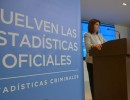 El Estado vuelve a brindar estadísticas criminales nacionales