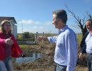 El presidente Macri se reunió en Santa Fe con familias afectadas por las inundaciones