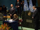 Argentina suscribió el acuerdo de París sobre el cambio climático