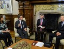 El presidente Macri recibió al exmandatario francés Nicolás Sarkozy