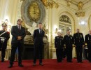 El Presidente entregó sables a los oficiales superiores de las Fuerzas Armadas