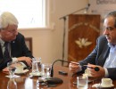 El ministro de Defensa se reunió con el jefe de las misiones de paz de Naciones Unidas